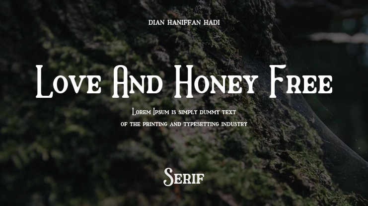 Love And Honey Free Font