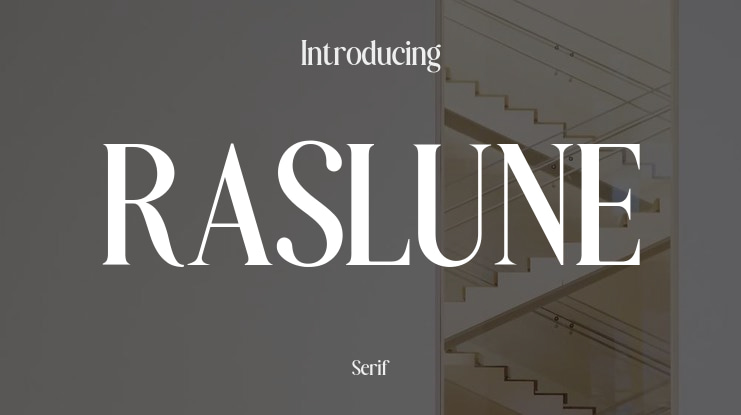 RASLUNE Font