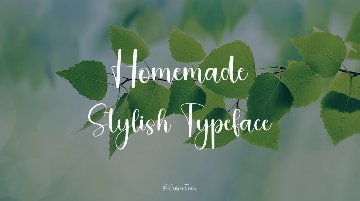 Homemade Stylish Font