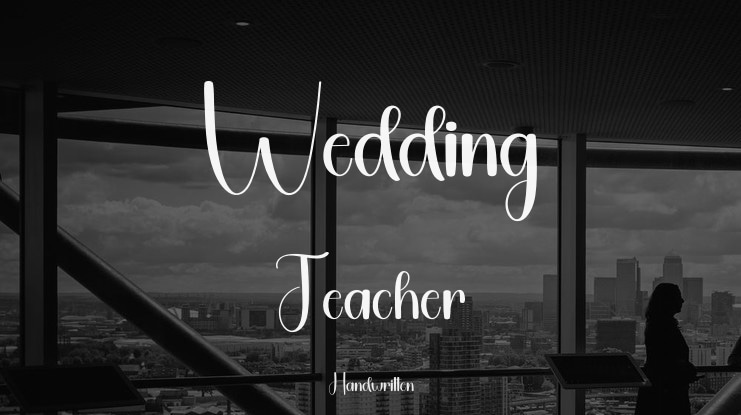 Wedding Teacher Font