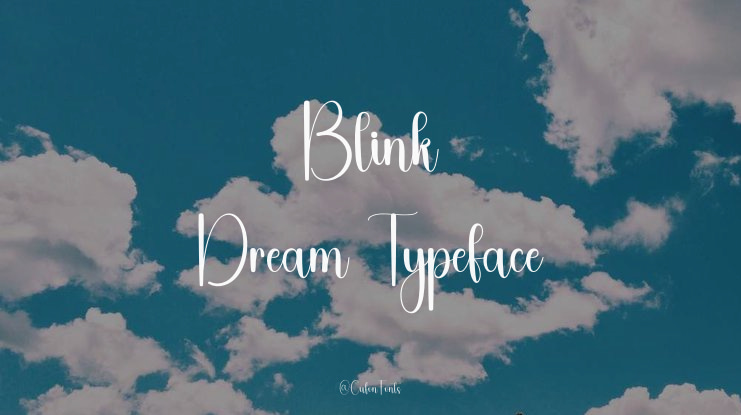 Blink Dream Font