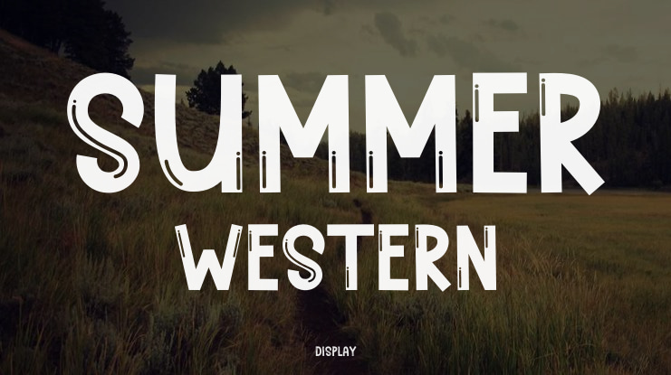 Summer Western Font