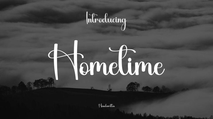 Hometime Font