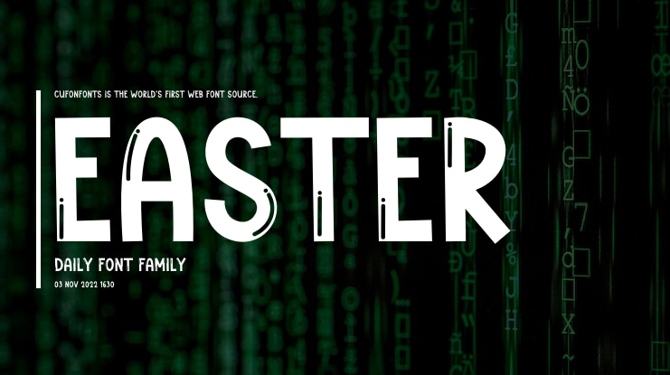 Easter Daily Font