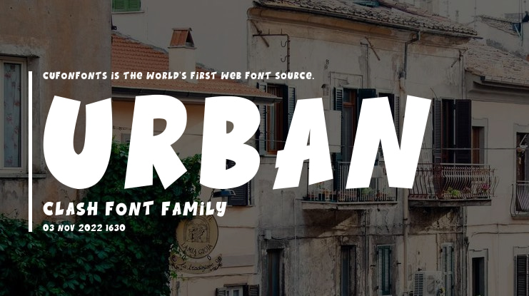 Urban Clash Font