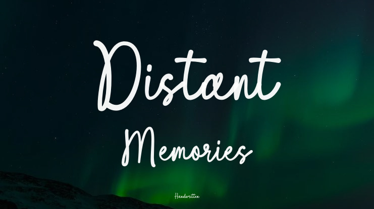 Distant Memories Font