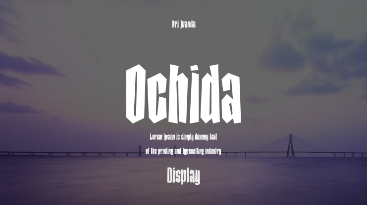Ochida Font