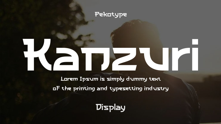 Kanzuri Font