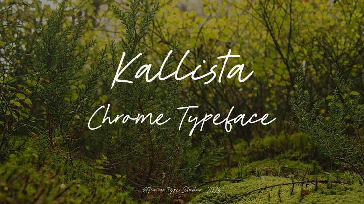 Kallista Chrome Font