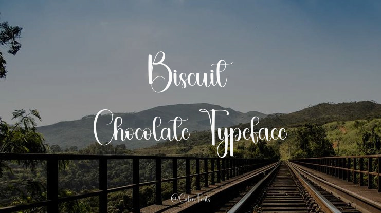 Biscuit Chocolate Font