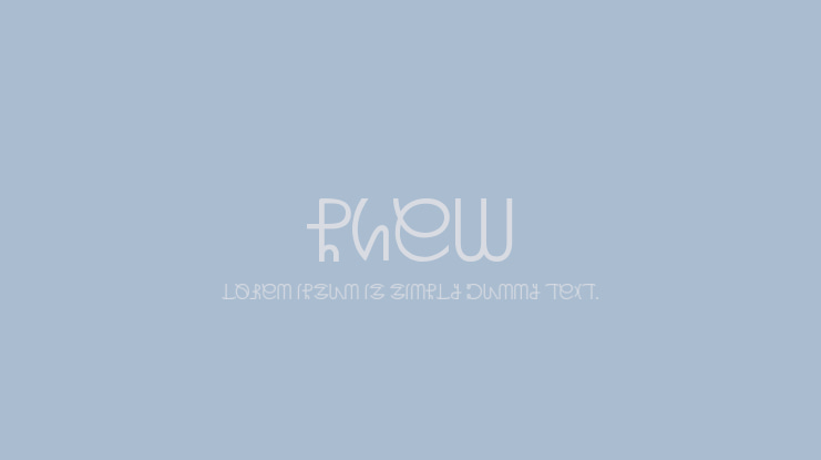phew Font