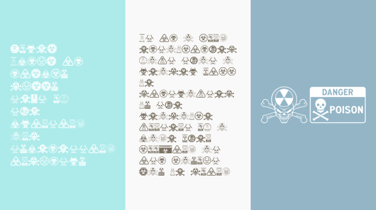 FTY ToxIcons Warning Signs Font