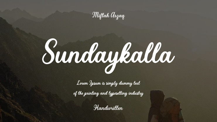 Sundaykalla Font