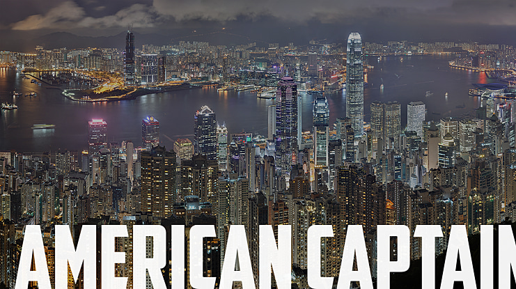 American Captain Font
