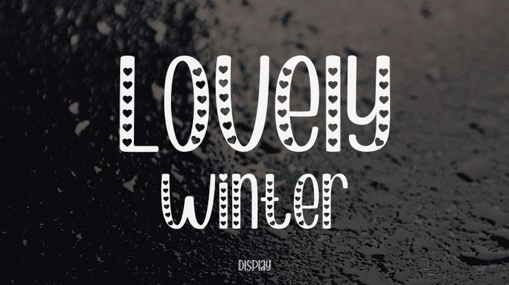 Lovely Winter Font