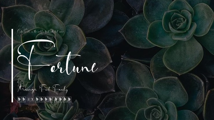 Fortune Messenger Font