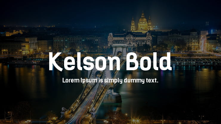 Kelson Bold Font Family