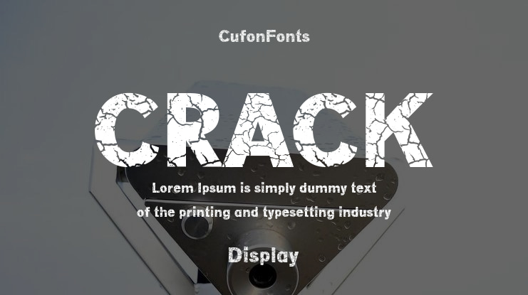 CRACK Font Family