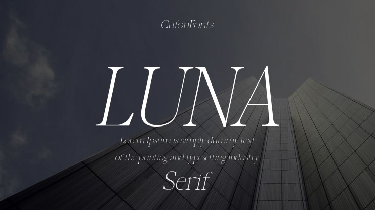 LUNA Font Family