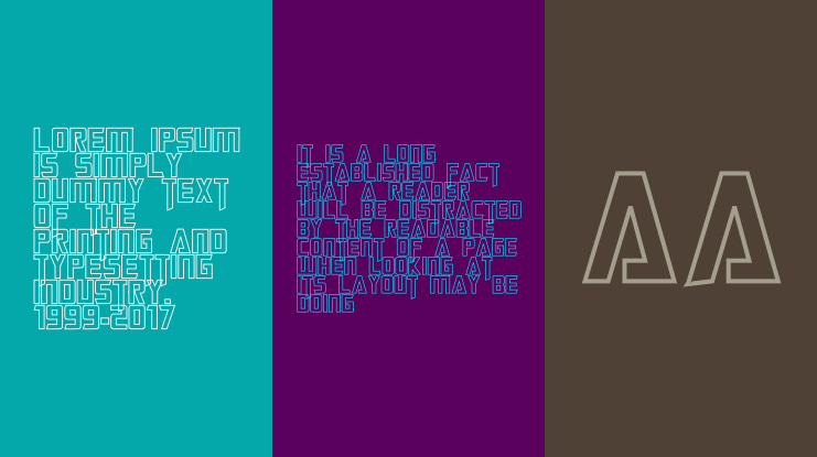 Fulturise Hollow Font