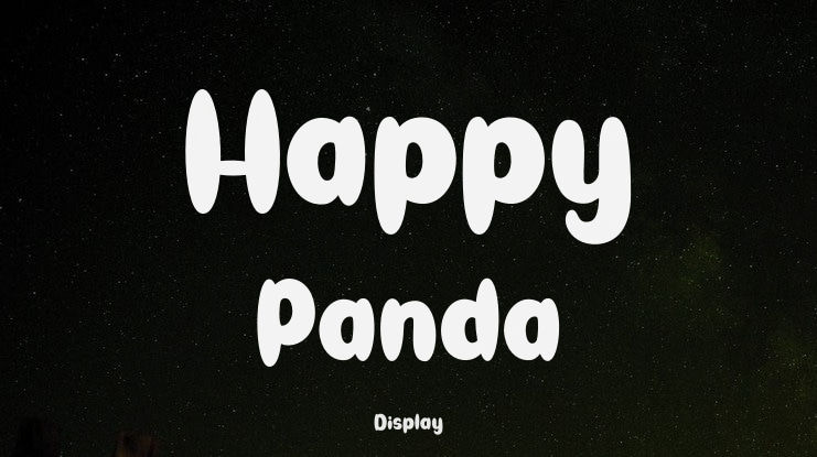 Happy Panda Font
