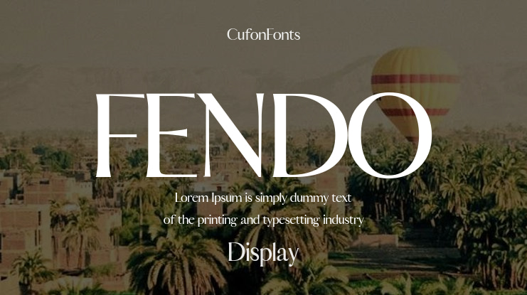 FENDO Font Family