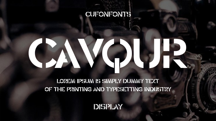 CAVQUR Font Family