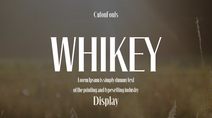 WHIKEY Font Family