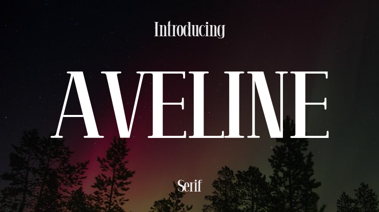 AVELINE Font Family