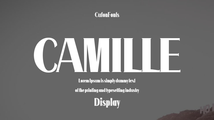 CAMILLE Font Family
