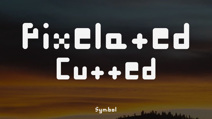 Pixelated Font Family