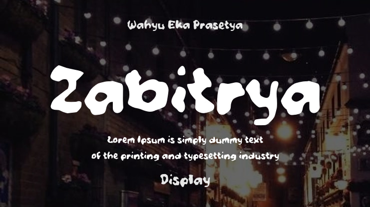 Zabitrya Font