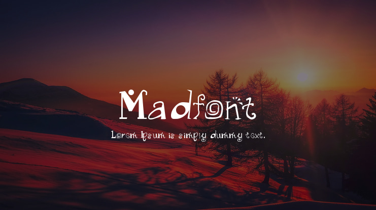 Madfont Font