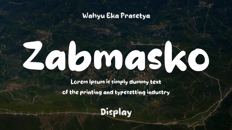 Zabmasko Font