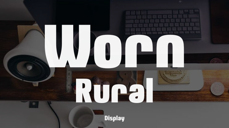 Worn Rural Font