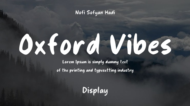 Oxford Vibes Font