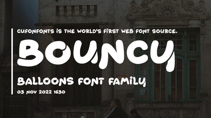 Bouncy Balloons Font Family