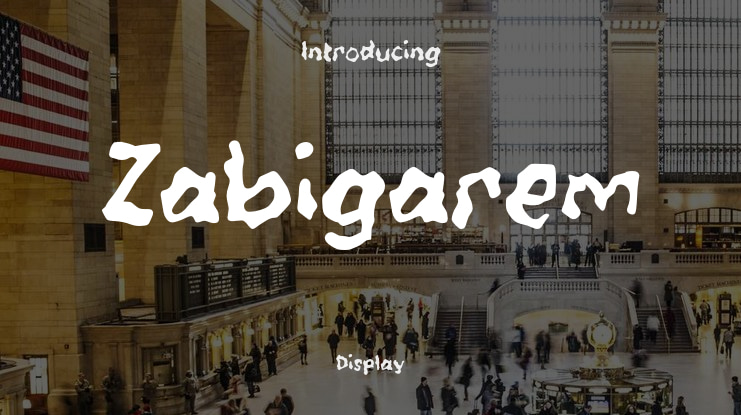Zabigarem Font