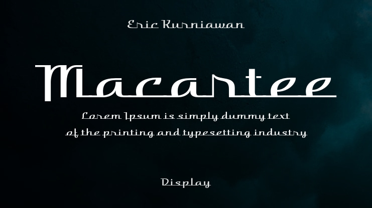 Macartee Font Family