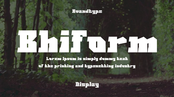 Bhiform Font Family