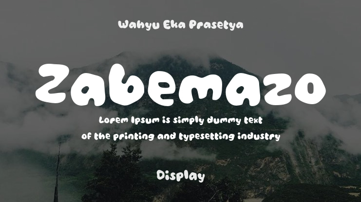 Zabemazo Font