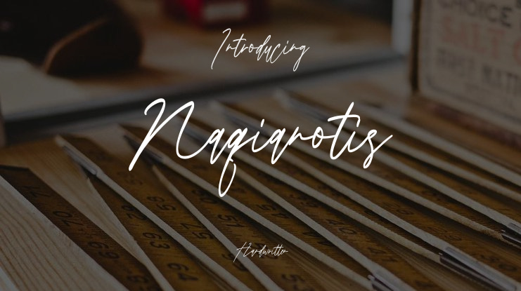 Naqianotis Font