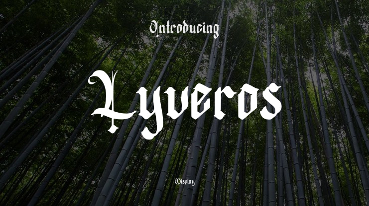 Lyveros Font