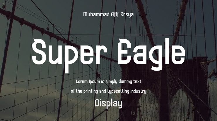 Super Eagle Font Family