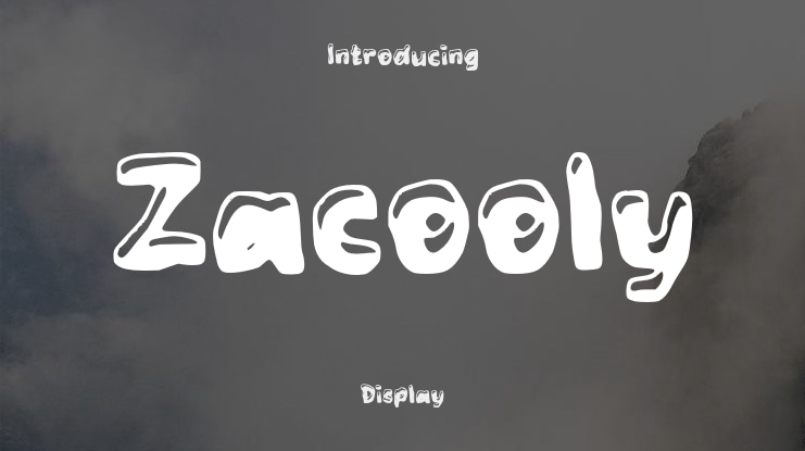 Zacooly Font