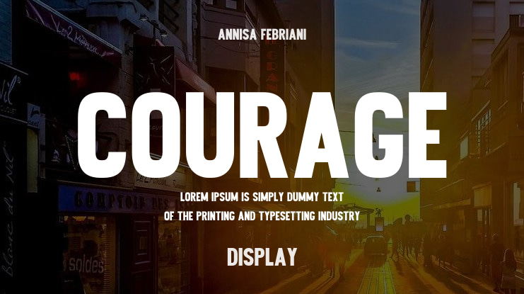 Courage Font