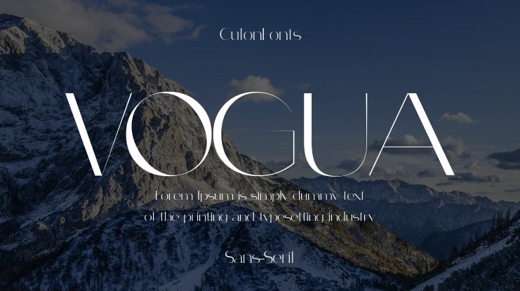 VOGUA Font Family