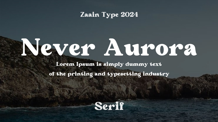 Never Aurora Font