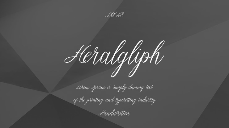 Heralgliph Font