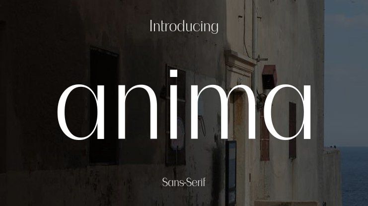 anima Font Family